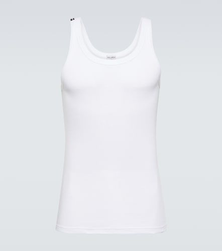Tank top de algodón con logo - Dolce&Gabbana - Modalova