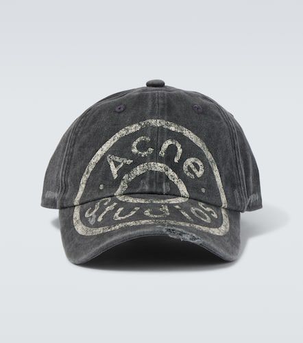 Logo cotton twill baseball cap - Acne Studios - Modalova