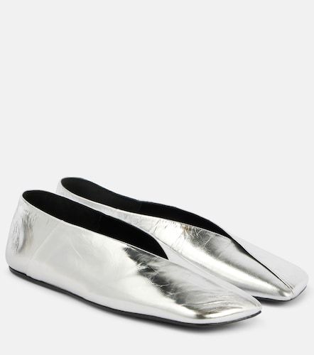 Bailarinas de piel metalizada - Jil Sander - Modalova