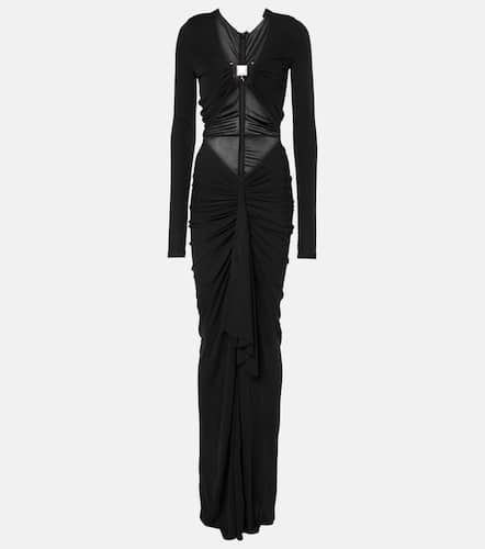 Ruched cutout jersey maxi dress - Christopher Esber - Modalova