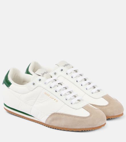 Circle suede-trimmed sneakers - Saint Laurent - Modalova