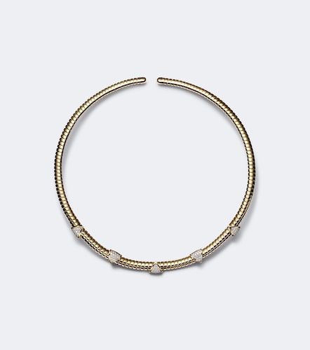 Collar Trisolina de oro de 18 ct con diamantes - Marina B - Modalova
