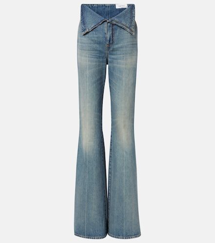 Jeans bootcut de efecto desteñido de tiro alto - McQueen - Modalova