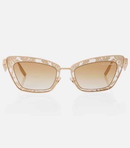 Lace cat-eye sunglasses - Dolce&Gabbana - Modalova