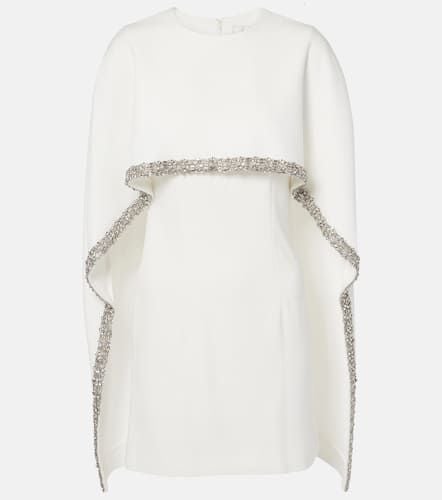 Caped embellished satin minidress - Roland Mouret - Modalova