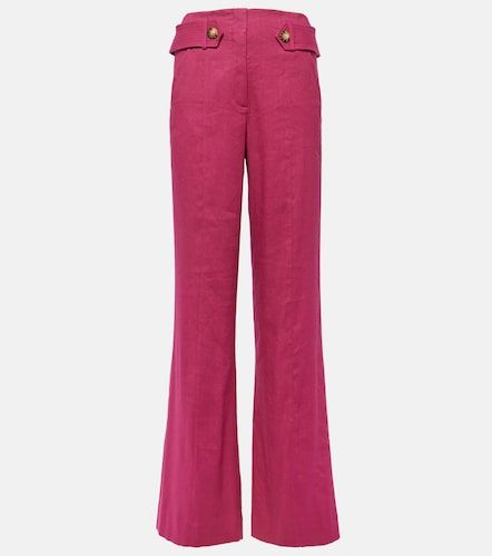 Pantaloni flared Sunny in misto lino - Veronica Beard - Modalova