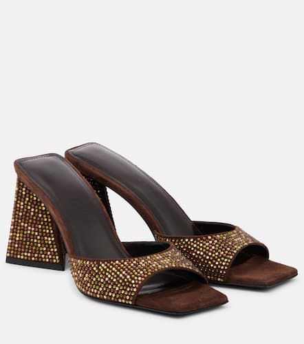 Devon 85 embellished leather mules - The Attico - Modalova