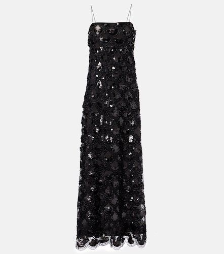 Sequined scalloped maxi dress - Rotate - Modalova