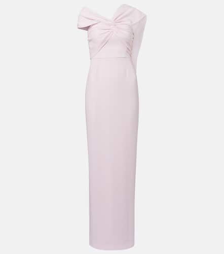 Robe longue asymétrique en cady - Roland Mouret - Modalova