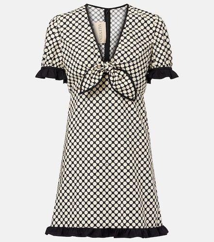 Minikleid Plus De Pois aus Baumwollpopeline - Valentino Garavani - Modalova