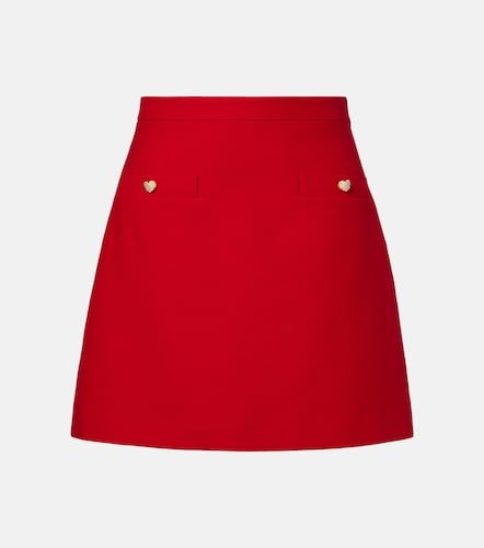 Minifalda de Crepe Couture - Valentino Garavani - Modalova