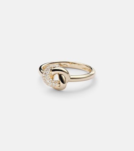 Kt ring with diamonds - Stone and Strand - Modalova