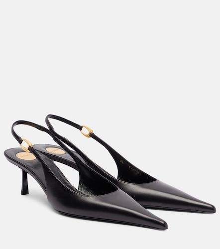 Vendome 50 leather slingback pump - Saint Laurent - Modalova