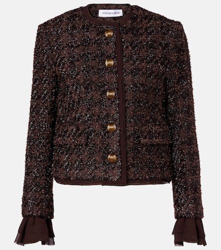 Audrina metallic tweed jacket - Veronica Beard - Modalova
