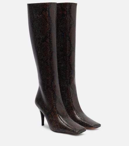 Botas altas Eve con efecto serpiente - Stella McCartney - Modalova