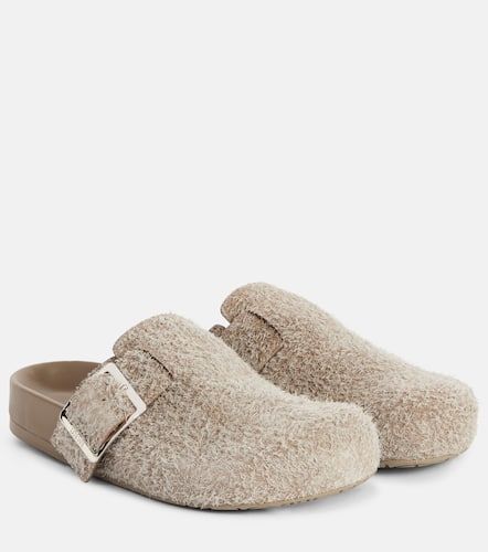 Ease Buckle brushed suede mules - Loewe - Modalova