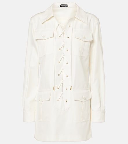 Abito corto in cotone e seta - Tom Ford - Modalova