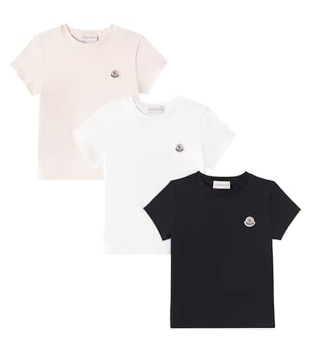 Set de 3 camisetas de jersey de algodón - Moncler Enfant - Modalova