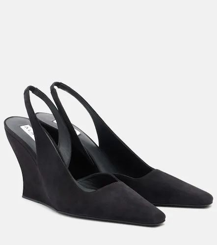 Alaia Suede wedge slingback pumps - Alaia - Modalova