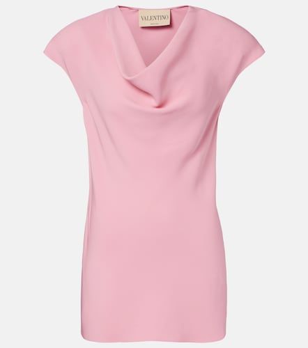 Top de Cady Couture drapeado - Valentino - Modalova