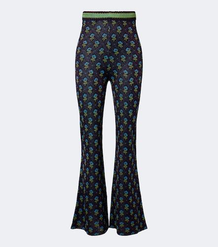 Etro Floral jacquard flared pants - Etro - Modalova