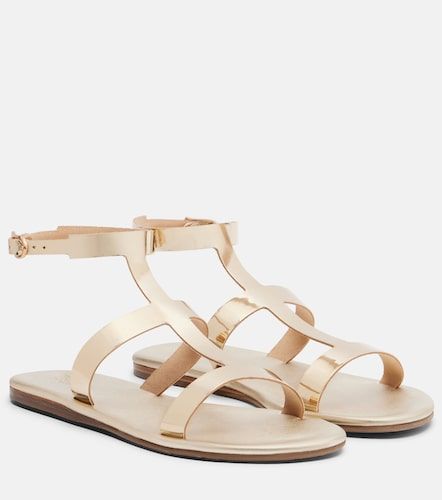 Fedra metallic leather gladiator sandals - Ancient Greek Sandals - Modalova