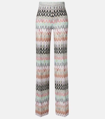 Pantaloni regular in lamé a zig-zag - Missoni - Modalova