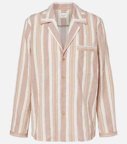 Camisa de pijama de algodón a rayas - Saint Laurent - Modalova