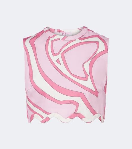 Top cropped Labirinto in misto cotone - Pucci - Modalova