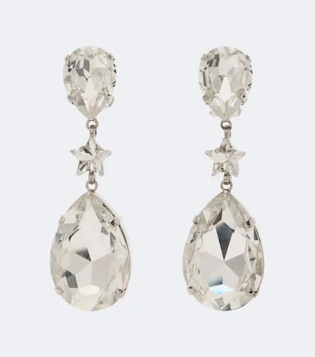 Crystal-embellished clip-on earrings - Dolce&Gabbana - Modalova
