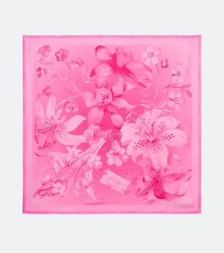 Gucci Gucci Flora silk twill scarf - Gucci - Modalova