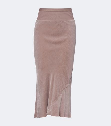 Rick Owens Gonna midi in velluto - Rick Owens - Modalova