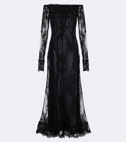 Abito da cocktail in pizzo con paillettes - Blumarine - Modalova