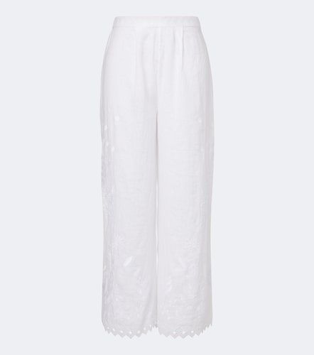 Bestickte Hose Albatre aus Leinen - Eres - Modalova