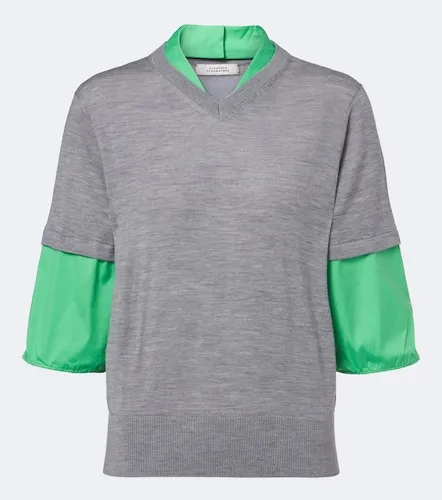 Layered virgin wool top - Dorothee Schumacher - Modalova