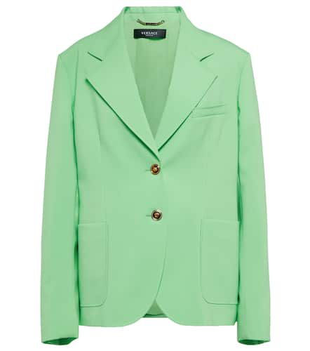 Versace Blazer de lana - Versace - Modalova