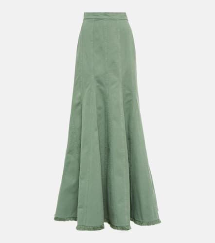 Flared high-rise cotton maxi skirt - Max Mara - Modalova