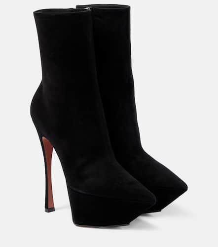 Yigit 150 suede ankle boots - Amina Muaddi - Modalova