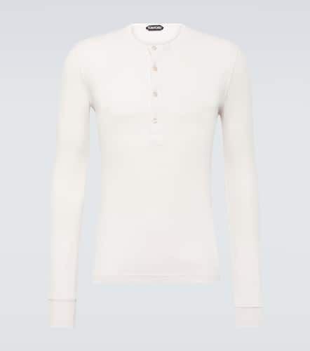 Tom Ford Jersey Henley shirt - Tom Ford - Modalova