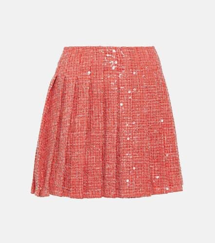 Pleated sequined bouclÃ© miniskirt - Self-Portrait - Modalova