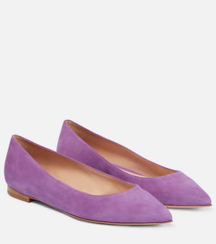 Gianvito suede ballet flats - Gianvito Rossi - Modalova