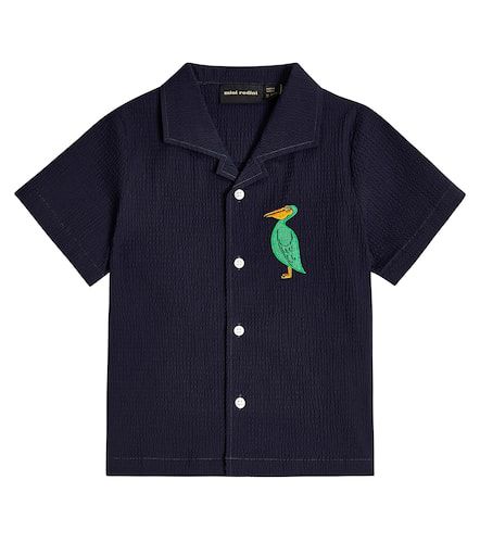 Embroidered cotton shirt - Mini Rodini - Modalova