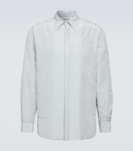 Quilted cotton and silk overshirt - Auralee - Modalova