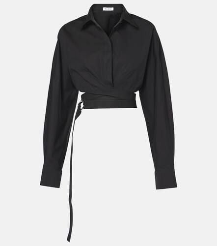 AlaÃ¯a Cropped cotton poplin shirt - Alaia - Modalova