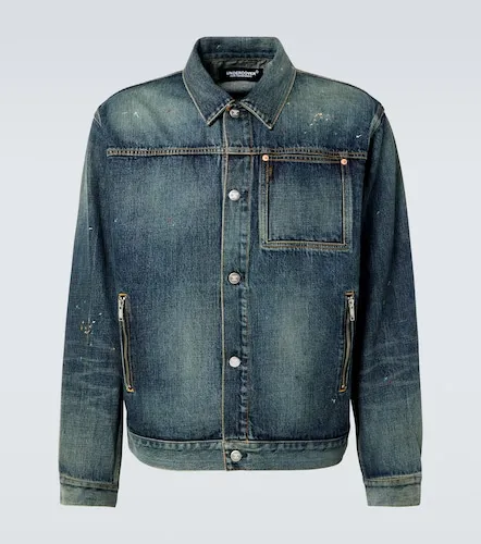Bestickte Distressed-Jeansjacke - Undercover - Modalova