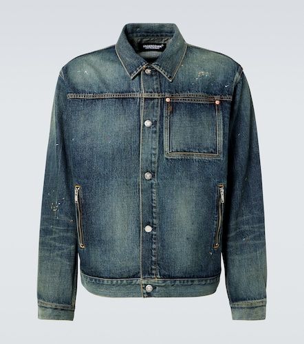 Embroidered faded denim jacket - Undercover - Modalova