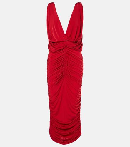 Ruched draped midi dress - Magda Butrym - Modalova