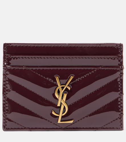 Cassandre patent leather card holder - Saint Laurent - Modalova