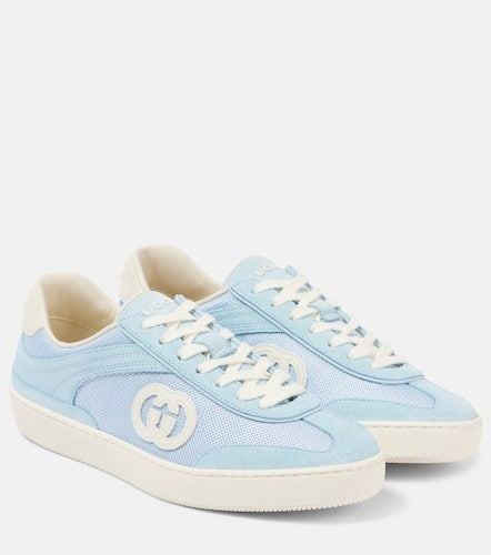 Interlocking G suede low-top sneakers - Gucci - Modalova