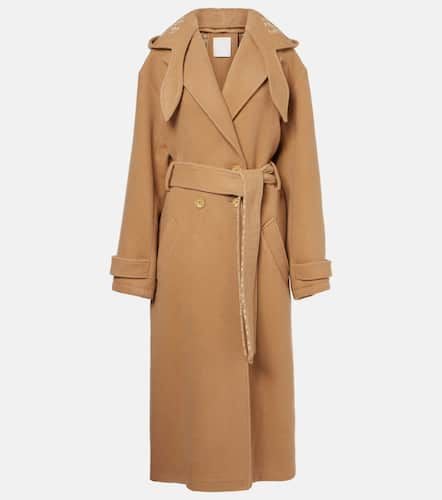 Givenchy Wool and silk wrap coat - Givenchy - Modalova